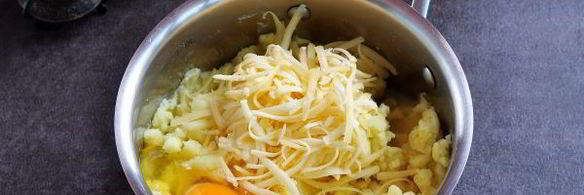 котлеты картофельные с сыром