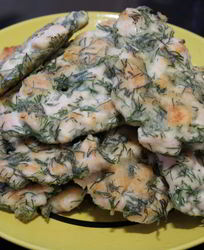 Котлеты куриные с укропом