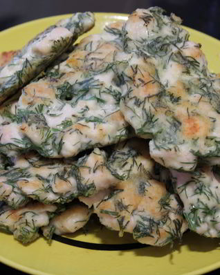 Котлеты куриные с укропом