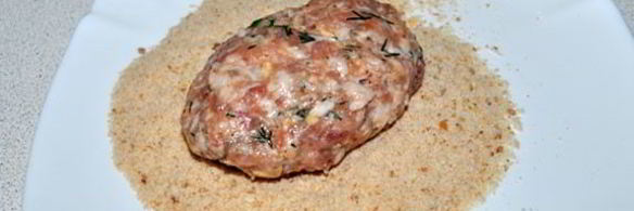 котлеты с творожным сыром