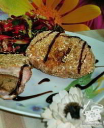 Куриные котлетки с куриной печенью