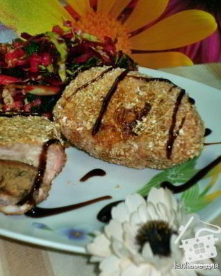 Куриные котлетки с куриной печенью