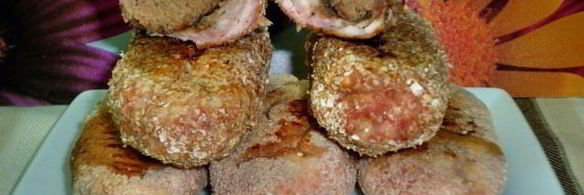 куриные котлетки с куриной печенью