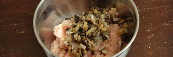 куриные котлеты с грибами