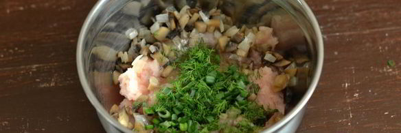 куриные котлеты с грибами