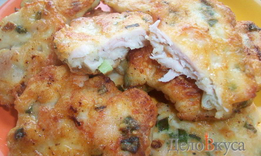 Рецепт куриных котлет с кунжутом и зеленым луком