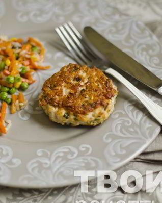 Куриные котлеты с овсянкой