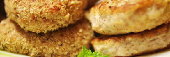 мясные котлеты с кабачком