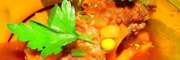 мясные котлеты с необычным подливом из яблока