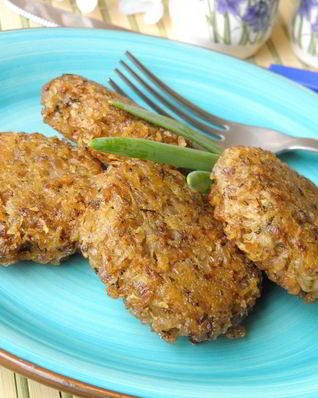 Постные котлеты из гречки