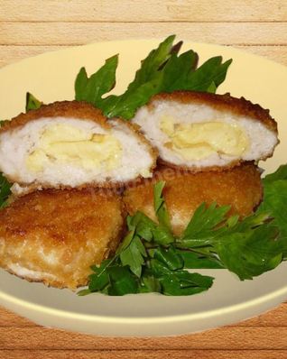 Пожарские котлеты с сыром