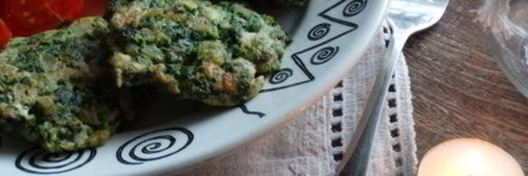 рубленные куриные котлеты со шпинатом