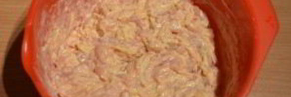 рубленые куриные котлеты с сыром на сковороде