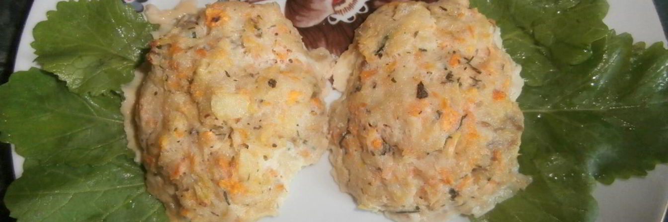 Рыбные котлеты из трески в духовке