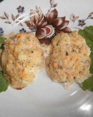 Рыбные котлеты из трески в духовке