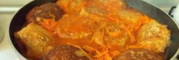 рыбные котлеты под маринадом