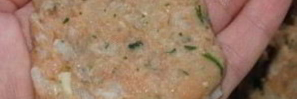 рыбные котлеты с грибами