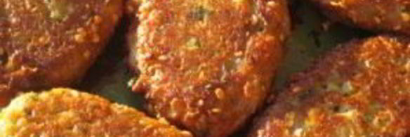 рыбные котлеты с грибами