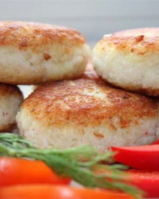 Рыбные котлеты с манкой