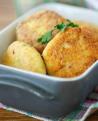 Рыбные котлеты с начинкой