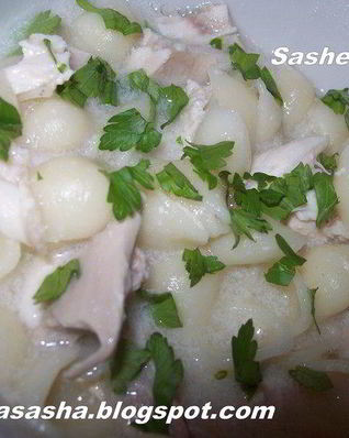 Куриная лапша по-французски