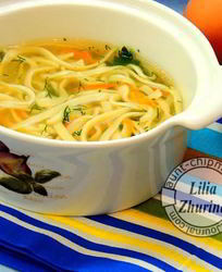 Лапша домашняя на 1 яйце