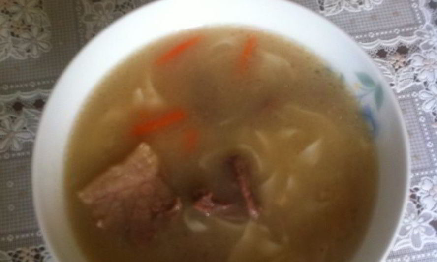 Рецепт лапши из конины