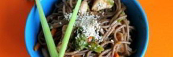 лапша под соусом терияки