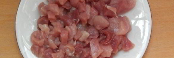 лапша с мясом