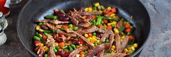 лапша удон с говядиной и овощами