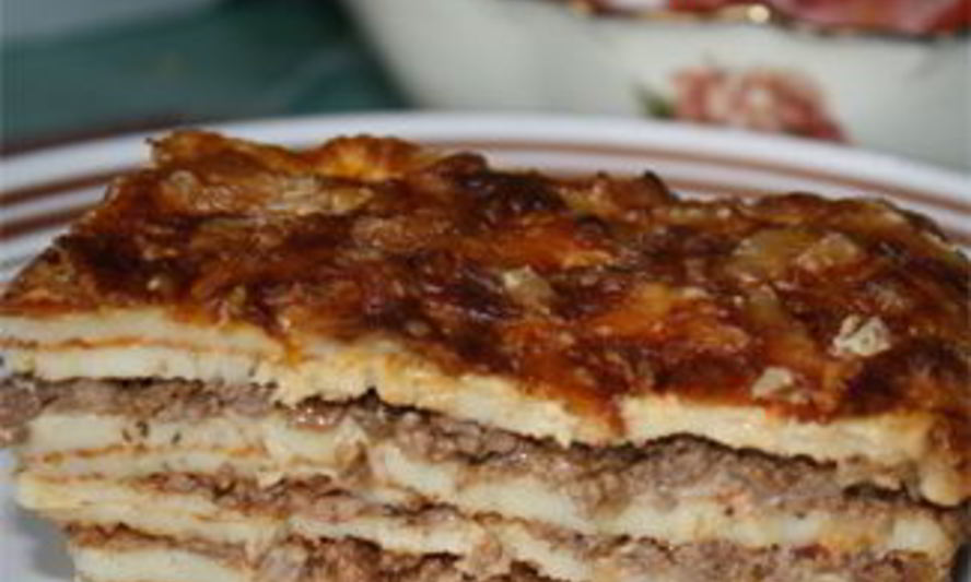 Рецепт блинной лазанья