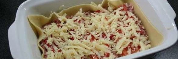 домашняя лазанья