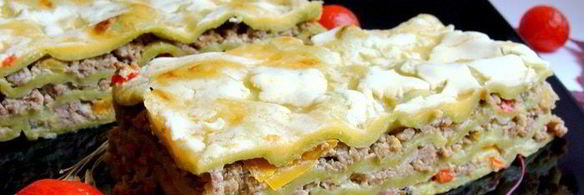 домашняя зеленая лазанья