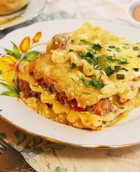 Классическая лазанья болоньезе