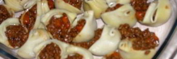 лазанья из лумакони с мясным соусом по-мексикански