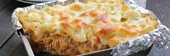лазанья из макарон
