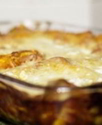 Лазанья из пельменей