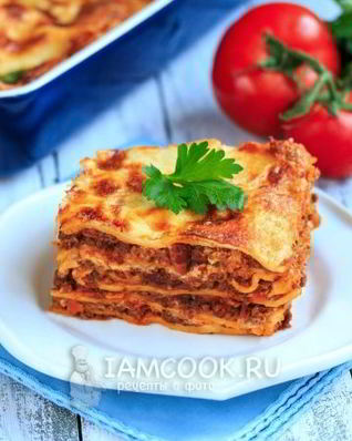 Лазанья классическая с фаршем
