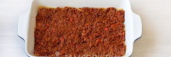 лазанья классическая с фаршем