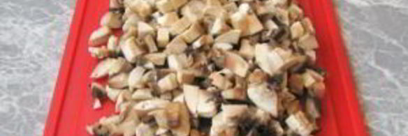 лазанья с грибами и куриным филе