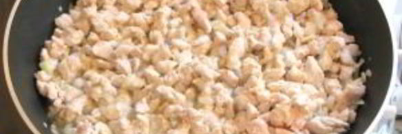 лазанья с грибами и куриным филе