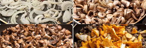 лазанья с грибами