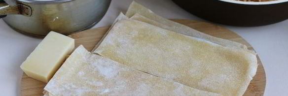 лазанья с куриным фаршем