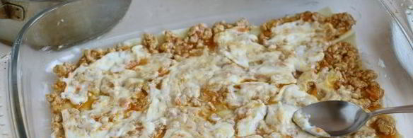 лазанья с куриным фаршем