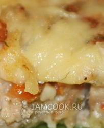 Лазанья с курицей и грибами