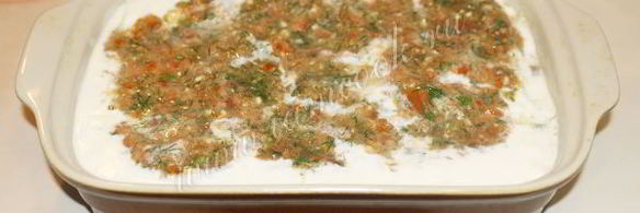 лазанья с курицей и грибами