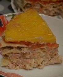 Лазанья с курицей в мультиварке