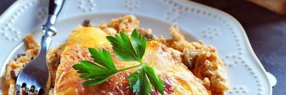 лазанья с курицей