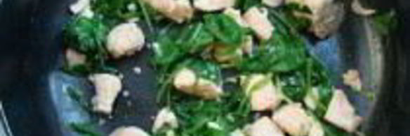 лазанья с лососем и шпинатом