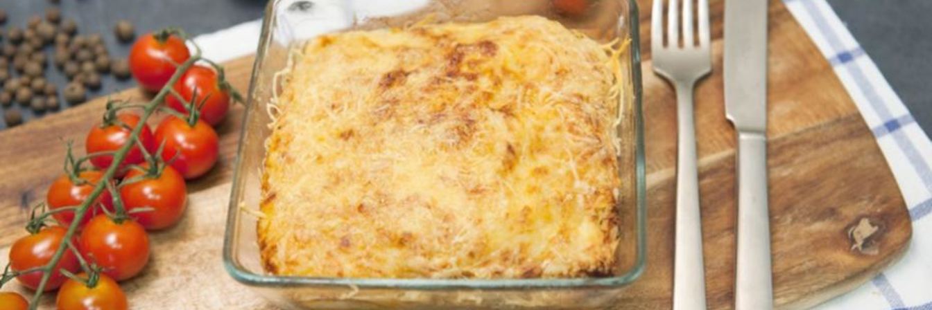 Лазанья с лососем